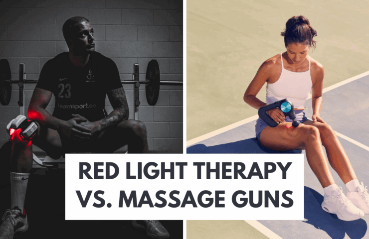 Red Light Therapy vs. Massage Guns
