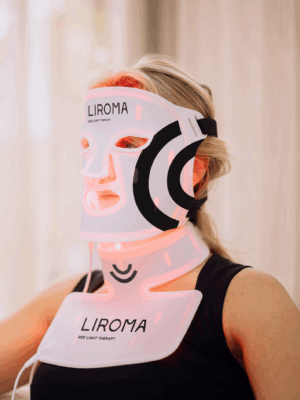 LIROMA® LED therapeutic red light and near-infrared face, neck and décolleté mask