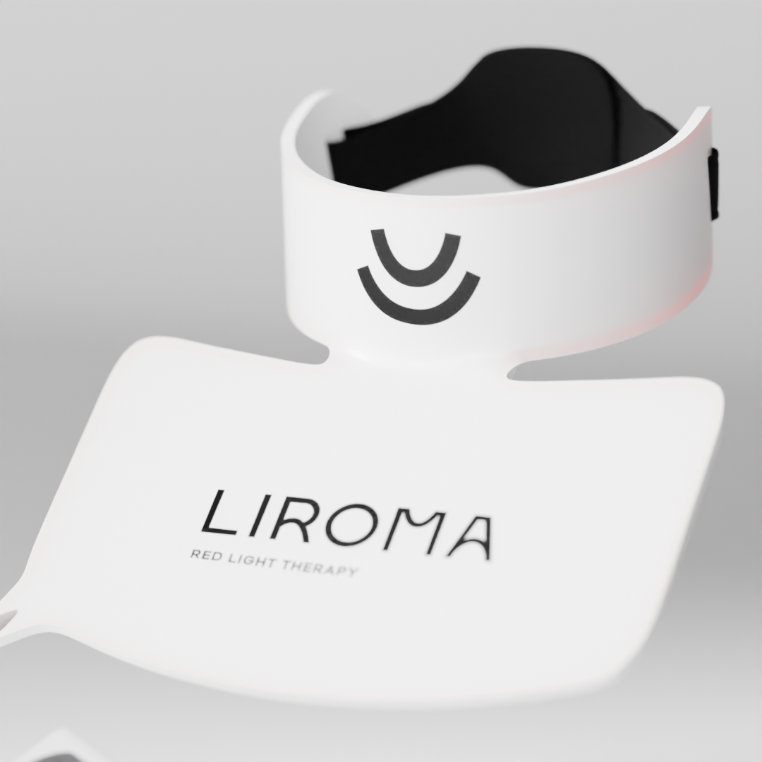 LIROMA® LED therapeutic red light and near-infrared face, neck and décolleté mask
