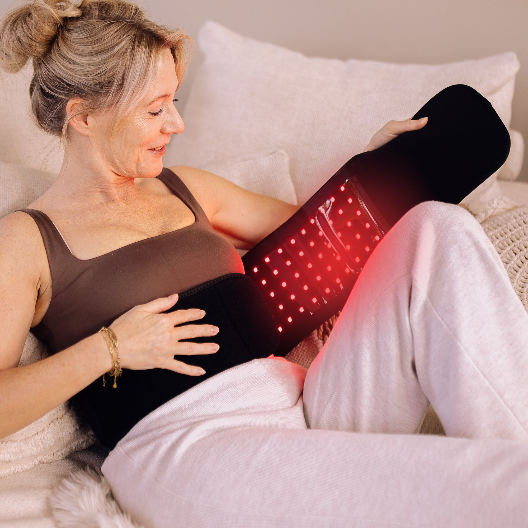 LIROMA® SHIELD red light therapy back belt